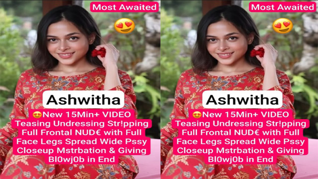 Nri Ashw!tha Most Awaited New Teasing – Closeup Mstrbation & Giving Blowjob in End