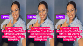 Simmi Beautiful Nri Giving Blowjob – Huge Ass Riding Fucking Video