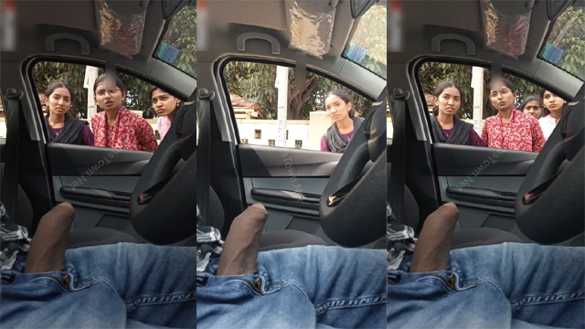 Daring Guy Flash Dick – Infront Of College Girls Inside Car Viral Mms