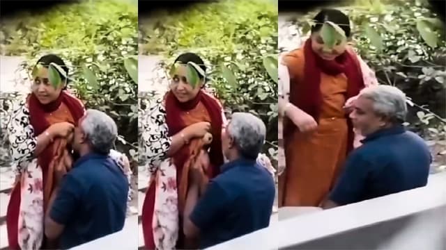 Park Aunty Boobs – Old Man Hard Pound Viral