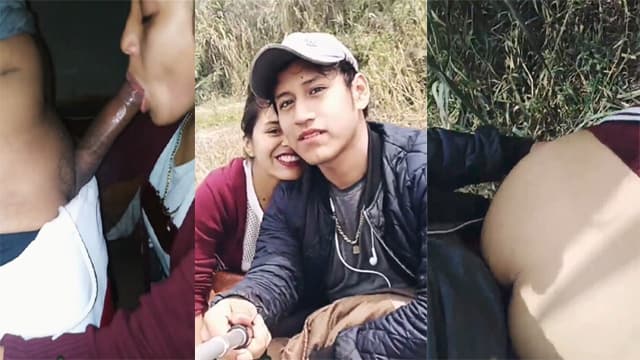 College Couple Enjoying – Outdoor Fucking Video Free