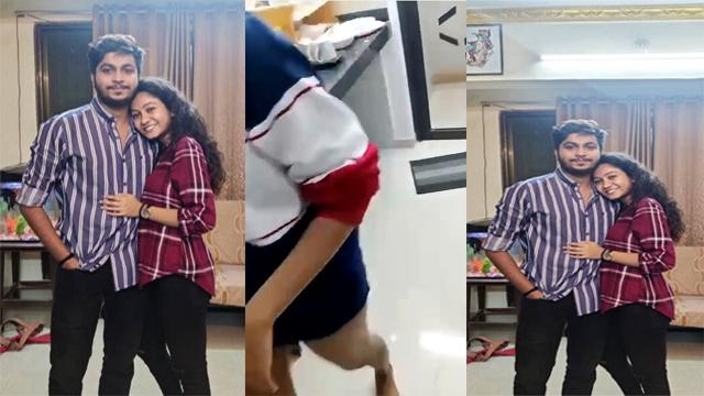 Slim Horny Indian Gf Blowjob Showing Ass Video