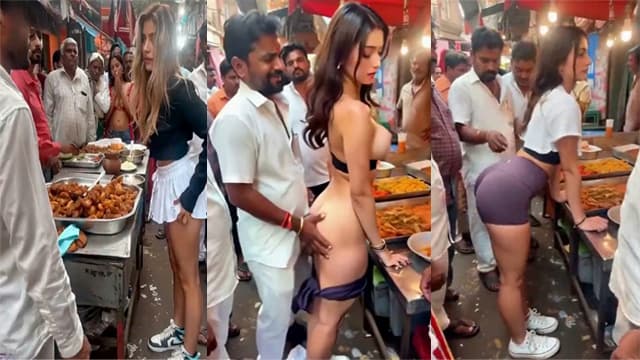 NRI Sexy Babe Fast Time Indian Public Place Nude Show